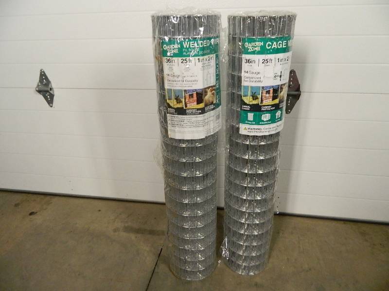 lot 4 image: 2 New Rolls of Welded Cage Wire