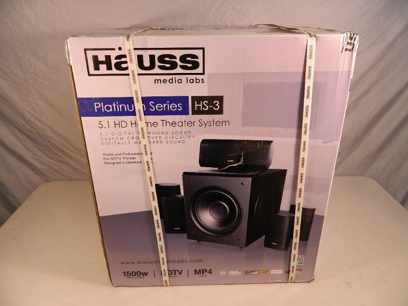 lot 10 image: New Hauss HD Home Theatre System