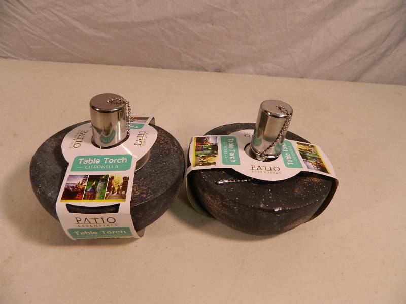 lot 30 image: 2 New Citronella Table Torches