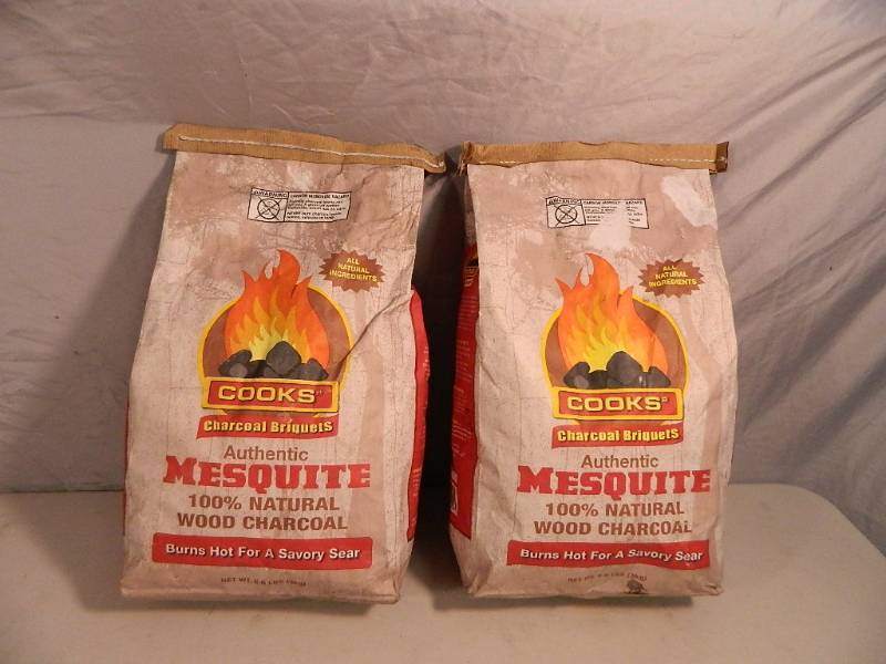 lot 31 image: 2 New Bags of Mesquite Wood Charcoal