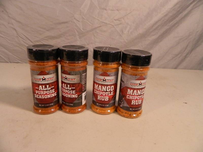 lot 45 image: 4 New Camp Chef Seasonings