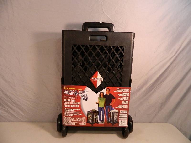 lot 51 image: New Olympia Pack N Roll Mesh Cart