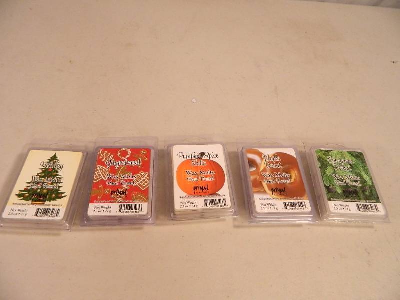lot 56 image: 5 New Primal Elements Wax Melts