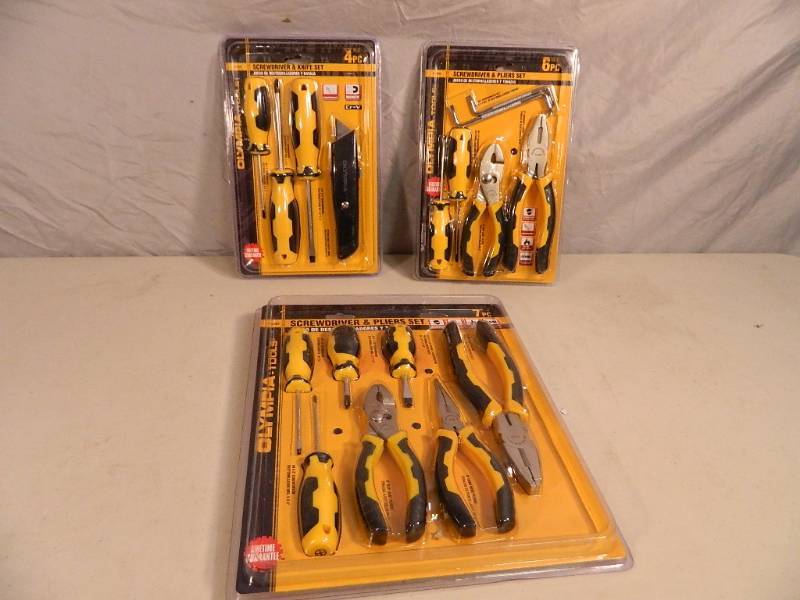 lot 60 image: 3 New Olympia Tool Sets