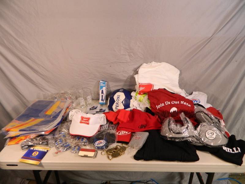 lot 73 image: Tons of New Beer Advertising Items