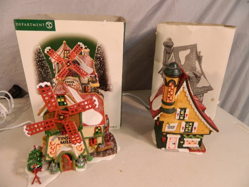 lot 85 image: Two Dept 56 North Pole Series Buildings