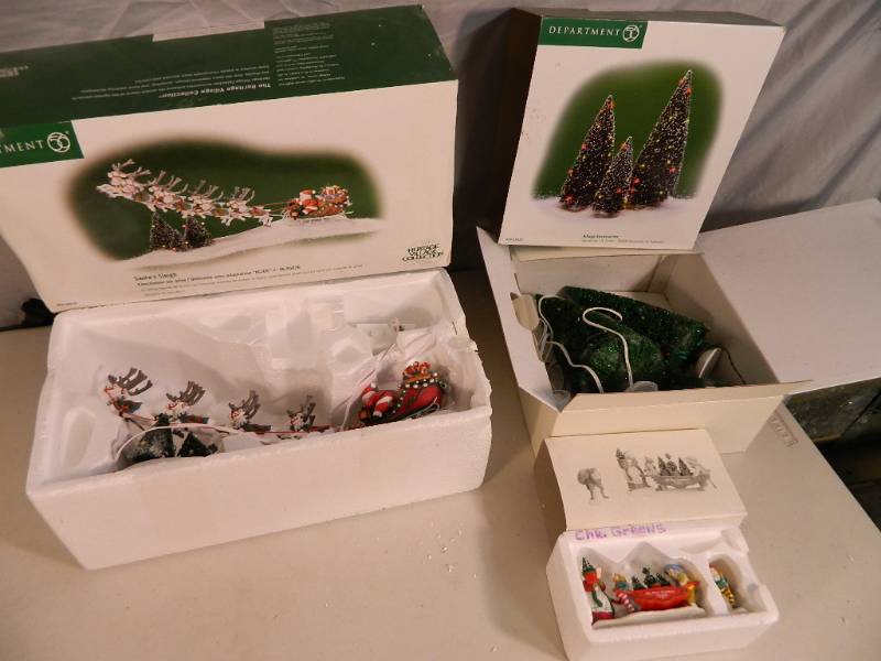 lot 104 image: Lot of Dept 56 Village Sets