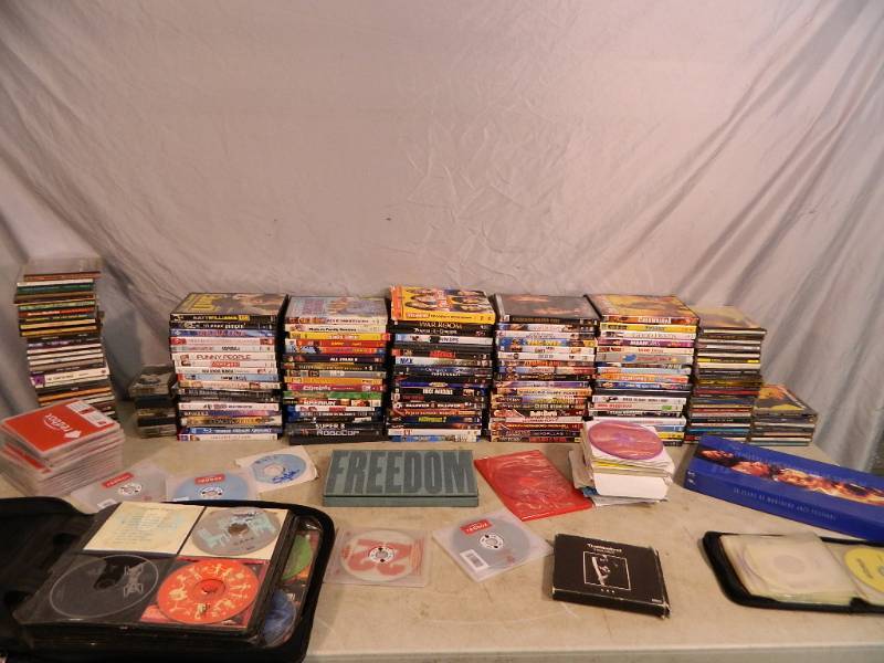 lot 120 image: Large Lot of Assorted Media