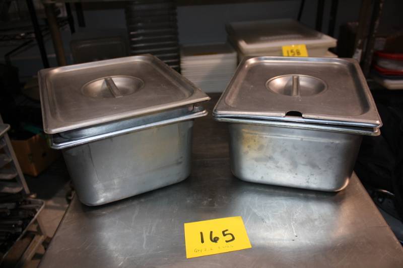 lot 165 image: Misc. Containers and Lids