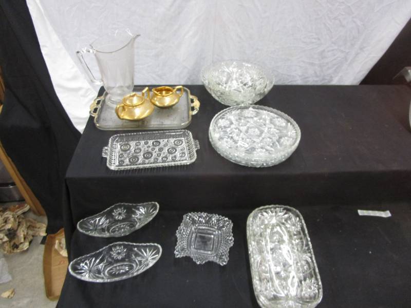 lot 45 image: Clear Glassware and more