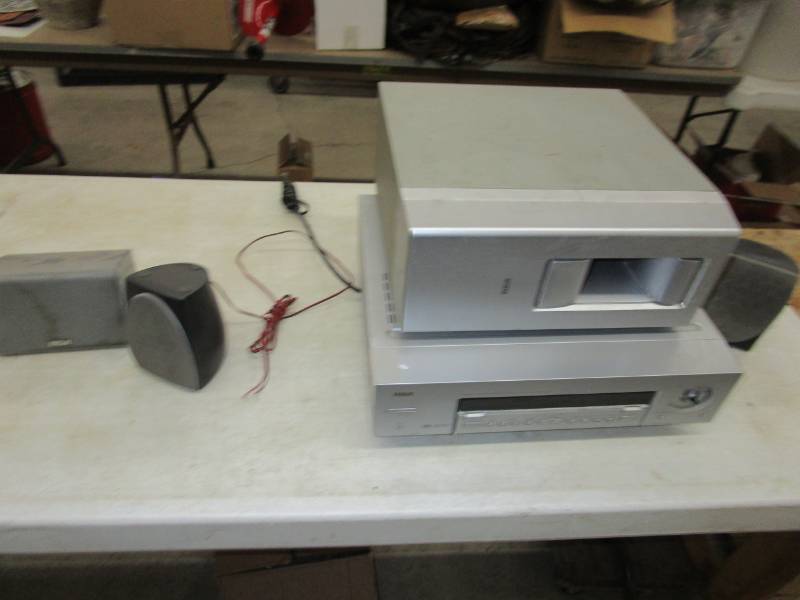 lot 66 image: RCA Home theathre Audio Video Reciever and super woofer