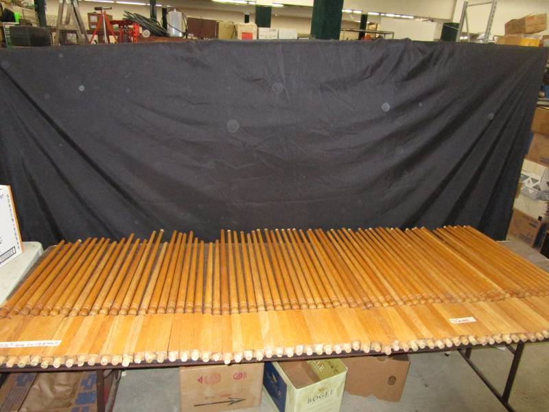 lot 99 image: 70 Wooden Spindles, Various Lengths