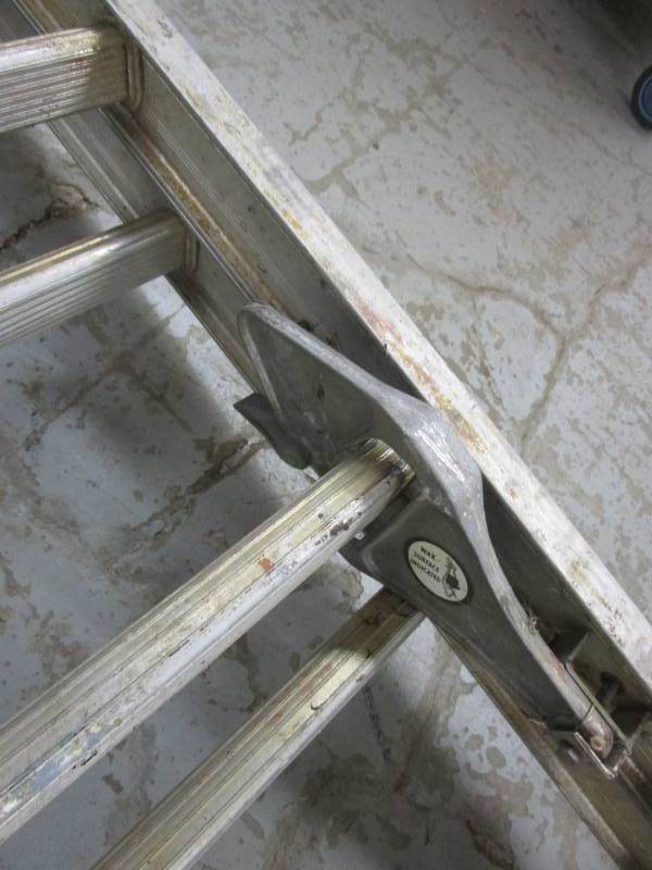 lot 116 image: Heavy Duty Werner Ladder Model D1524-2 See Picture for Specs.