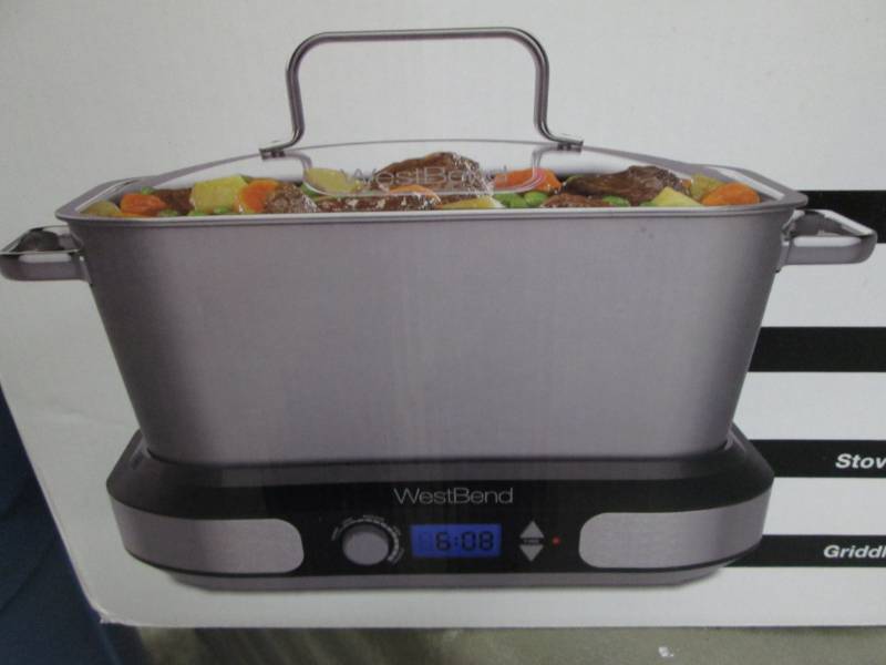 lot 53 image: West Bend 6-Qt. Versatility Slow Co...