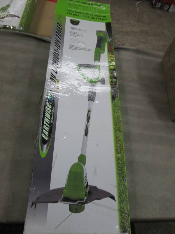 lot 58 image: Cordless String Trimmer open box, u...