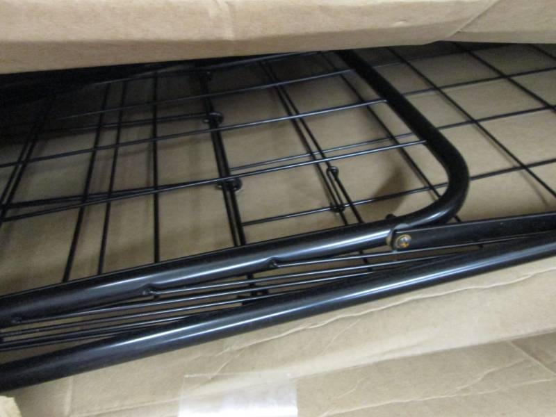 lot 66 image: Colored Folding Shopping Cart open ...