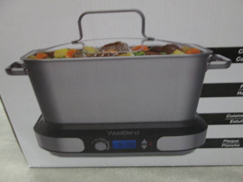 lot 77 image: West Bend 6-Qt. Versatility Slow Co...