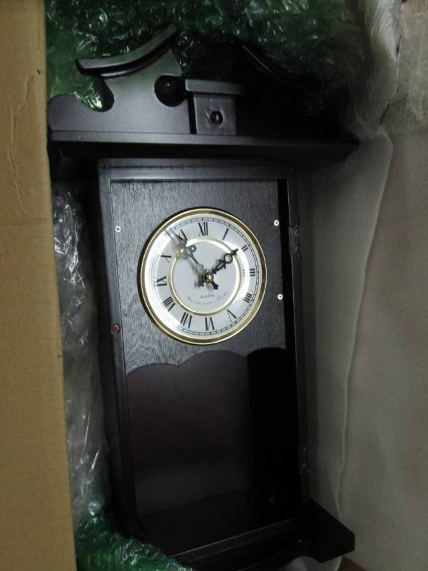 lot 105 image: Vintage Wall Clock open box, damage...