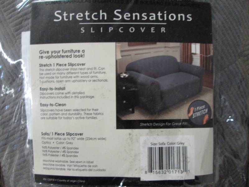 lot 131 image: Stretch Sensations Slipcover Sofa o...