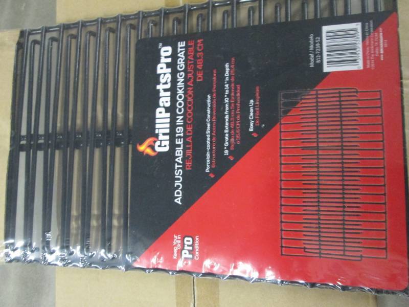 lot 206 image: Case of 8 Grill Parts Pro 19 inch A...