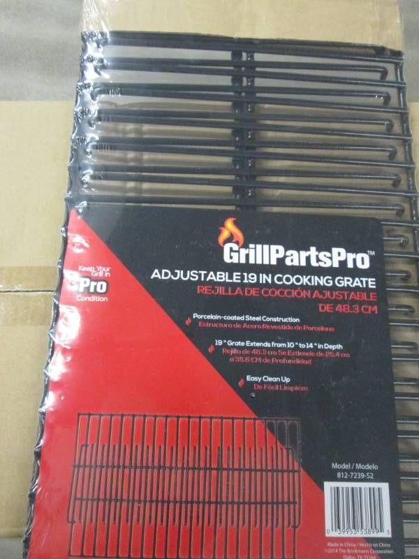lot 208 image: Case of 8 Grill Parts Pro 19 inch A...