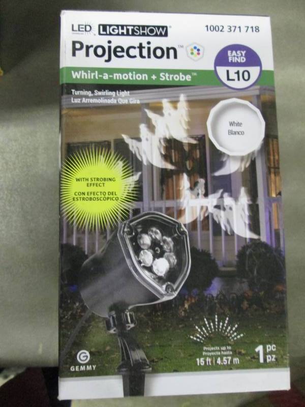 lot 213 image: LED LightShow Whirl-a Motion Strob...