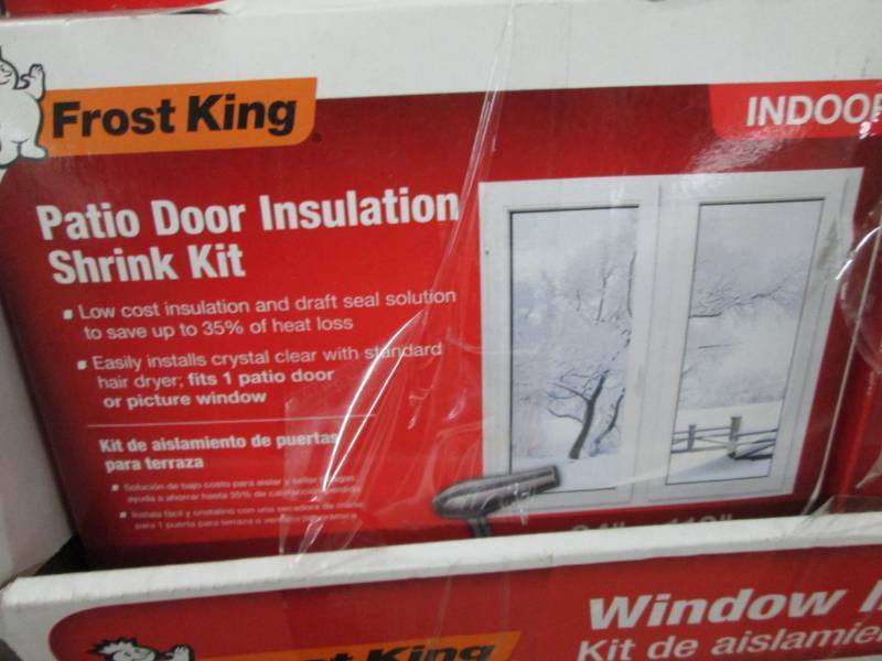 lot 220 image: Lot of 12 Frost King 84 in. x 110 i...
