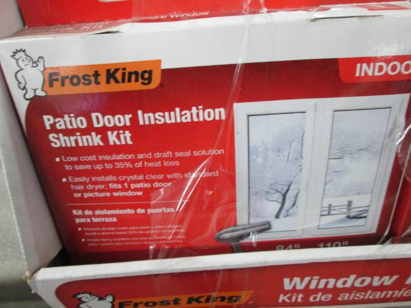 lot 221 image: Lot of 12 Frost King 84 in. x 110 i...