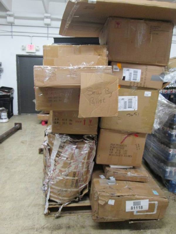 lot 240 image: Pallet of Furniture Damaged or Miss...