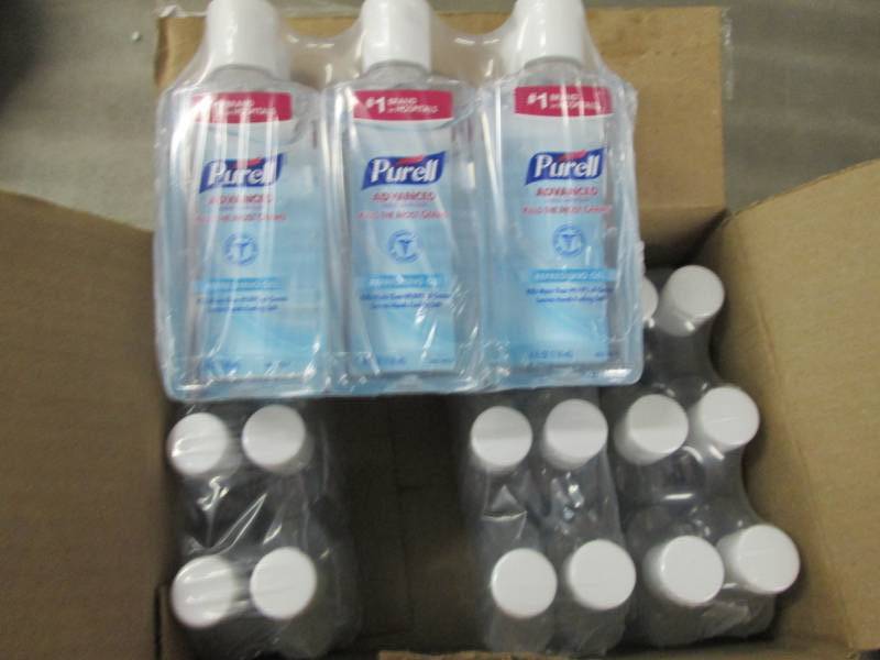lot 246 image: 24 - 4 oz Advanced Purell Hand Sani...