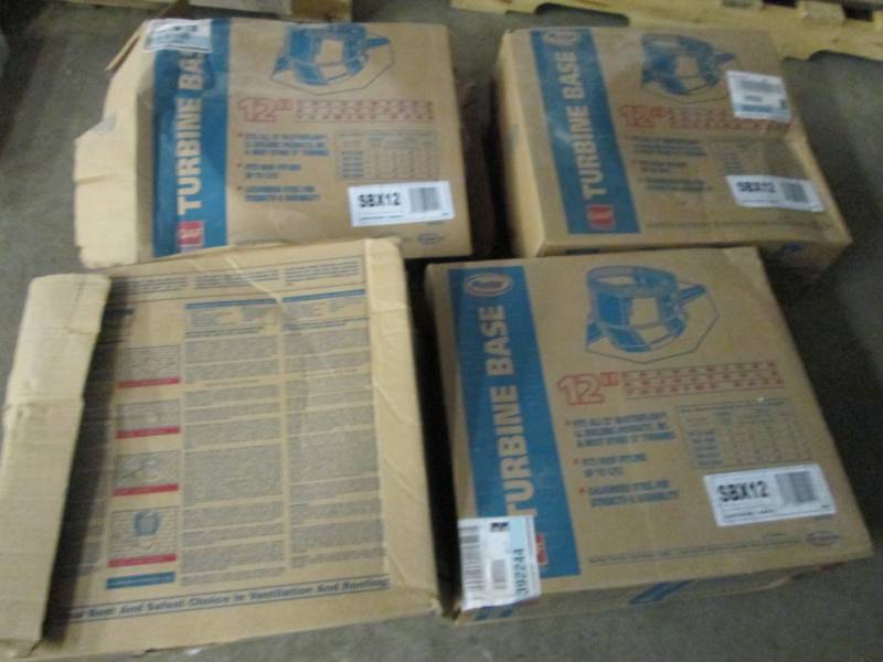 lot 266 image: Lot of 4 Masterflow 12 in. Galvaniz...