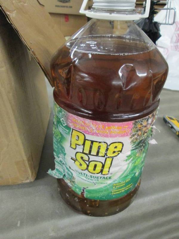 lot 272 image: 3 Large Jugs of PineSol Multi Surfa...