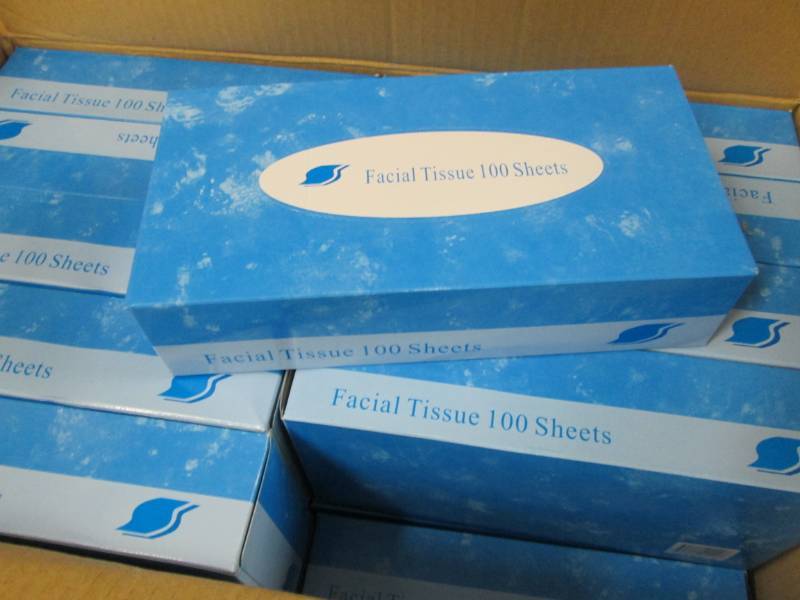 lot 274 image: 30 Boxes of 100 Gen Facial Tissues-...