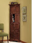 lot 138 image: 8-Door Corner Cabinet open box Reta...