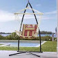 lot 158 image: Hanging Hammock Chair Stand Base op...