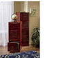 lot 160 image: 4-Drawer Locking File Cabinet open ...