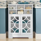 lot 227 image: Lattice Six-Cubby Cabinet open box ...