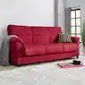 lot 237 image: Super Plush Sofa in Tan open box Re...