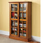 lot 11 image: Merrick Sliding Door Media Cabinet ...