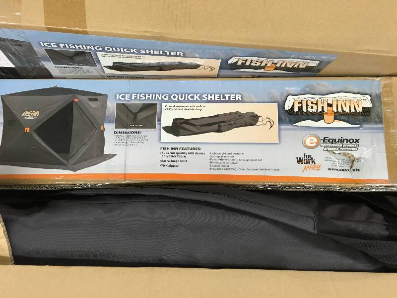 Equinox Ice Fishing House, Retail $149.99