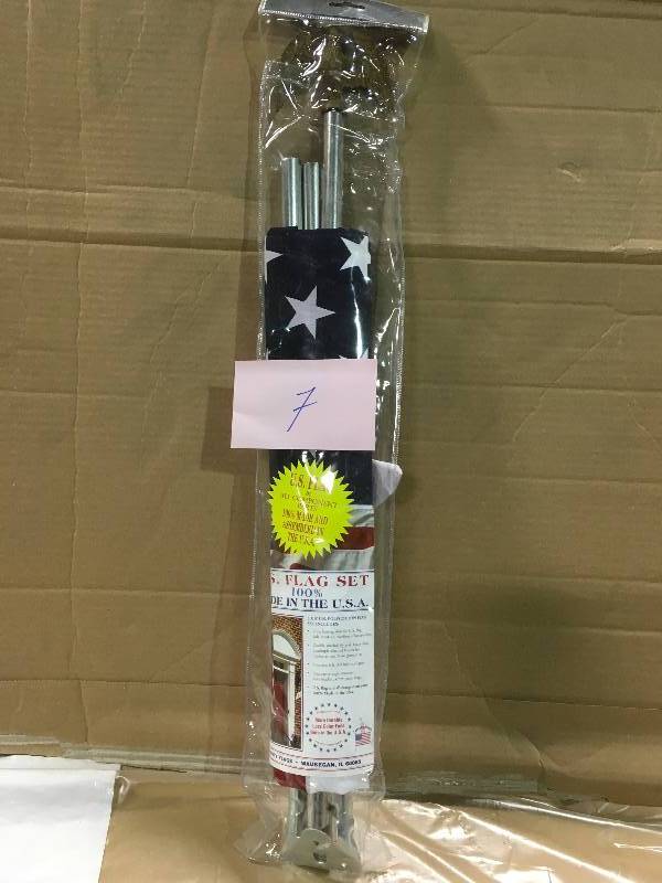lot 7 image: 3 ft. x 5 ft. U.S. Flag Kit