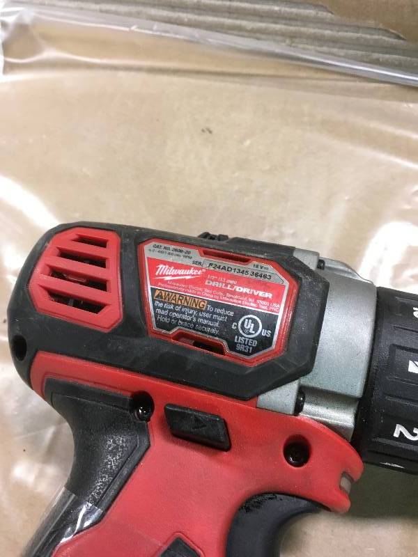 lot 10 image: Milwaukee M18 Compact 12 Drill Driver (Tool Only)  USED IN WORKING CONDITION