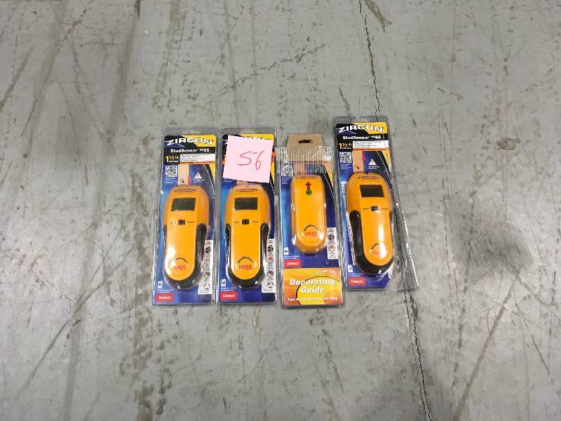 lot 56 image: LOT OF 4 StudSensor HD25 Stud Finder in good conditions
