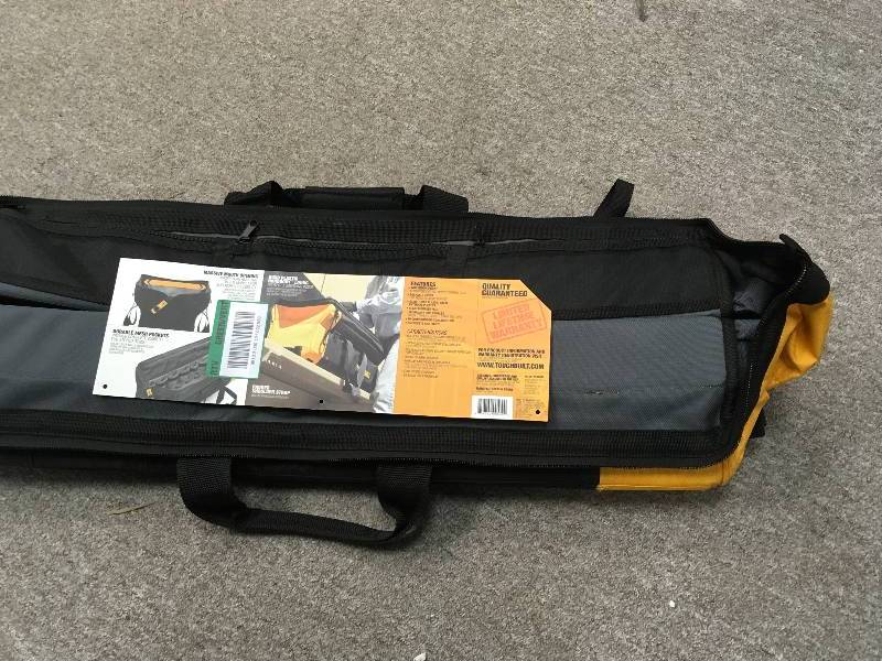 lot 12 image: TOUGHBUILT Massive Mouth 30 in. Tool Bag with 65-Pockets in Black Top Quality Storage in good conditions