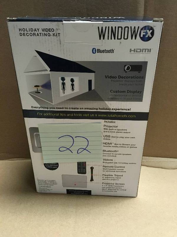 lot 22 image: WindowFX, 28088_MP9, Plus Series 2017 Projector not used