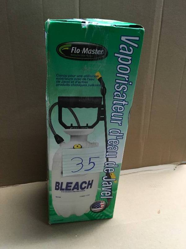 lot 35 image: RL Flo-Master 1.5 gal. Bleach Sprayer in like new condition