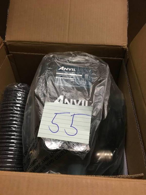 lot 55 image: ANVIL 2G Pancake Air Compressor with 7-Pieces Accessories Kit in like new conditiob