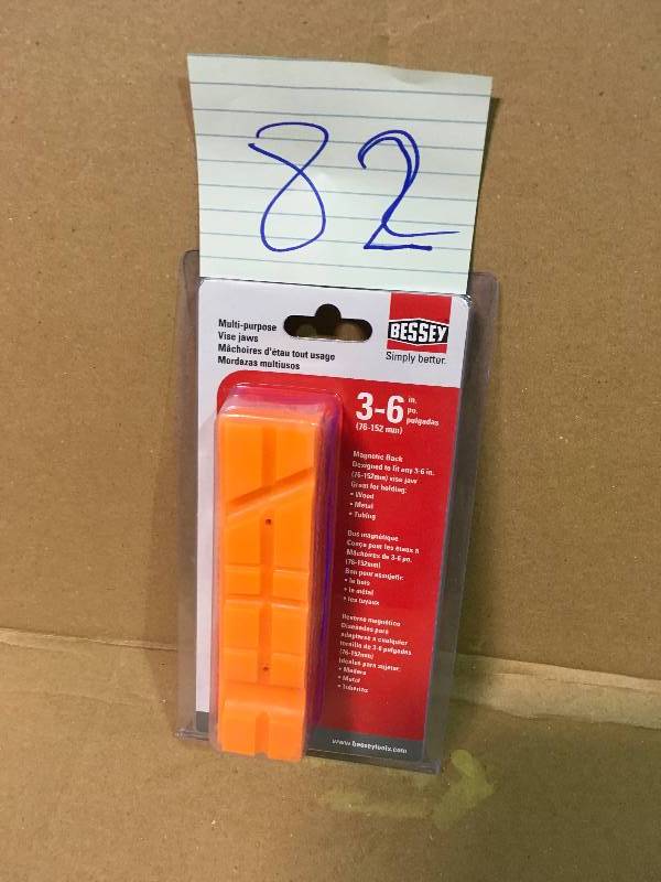 lot 82 image: Bessey Tools BV-NVJ Soft Jaw Vise Covers new
