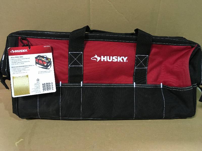 lot 89 image: Husky 24 in. Tool Bag not used