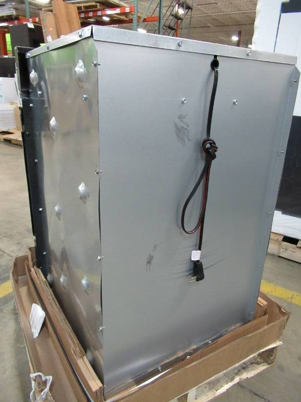 lot 64 image: Summit 24 in. Single Gas Wall Oven in Black, Model TTM7212DK
